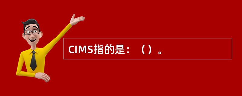 CIMS指的是：（）。