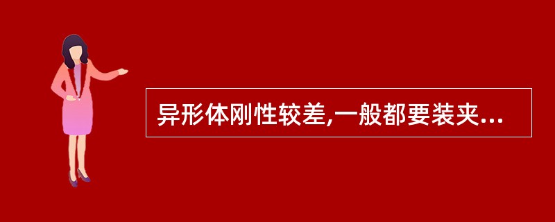 异形体刚性较差,一般都要装夹两次以上.