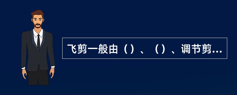 飞剪一般由（）、（）、调节剪切长度机构和剪刃侧间隙调整机构等组成。