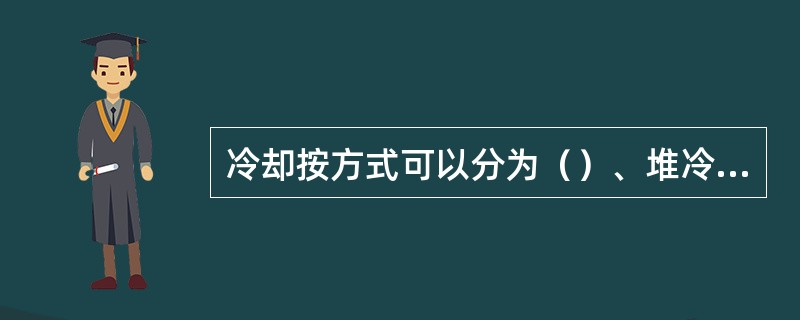 冷却按方式可以分为（）、堆冷、（）、水冷、雾冷和炉冷。