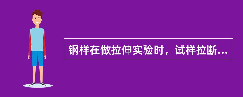 钢样在做拉伸实验时，试样拉断前瞬间承受的最大的应力称（）