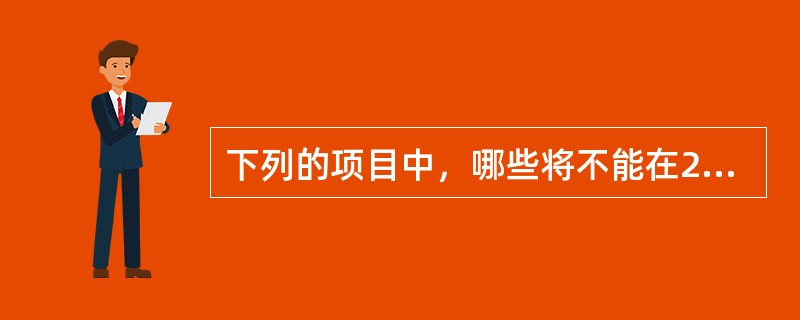 下列的项目中，哪些将不能在2008年北京奥运会上看到？（）
