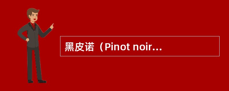 黑皮诺（Pinot noir）是波尔多地区主栽的红葡萄品种。
