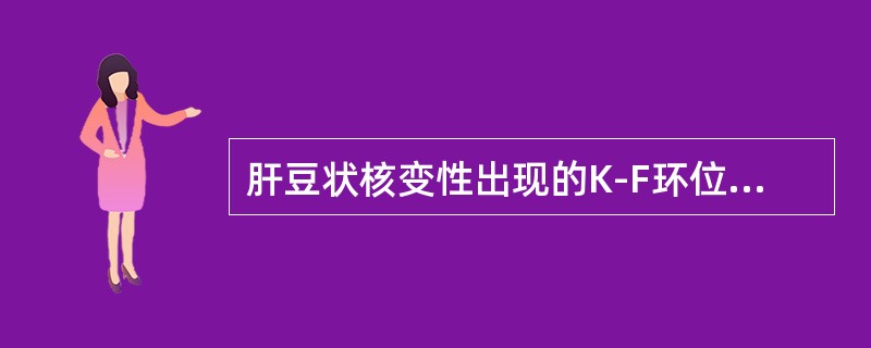 肝豆状核变性出现的K-F环位于角膜的哪一层()