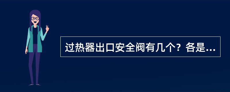 过热器出口安全阀有几个？各是什么形式的？