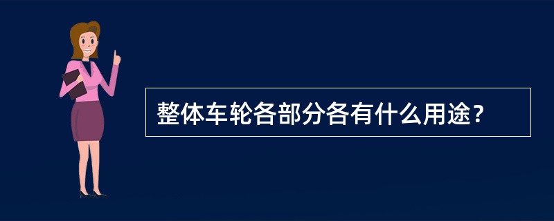 整体车轮各部分各有什么用途？