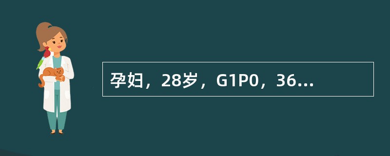 孕妇，28岁，G1P0，36+4周妊娠，以往有2次人工流产史。突然阴道流血约20