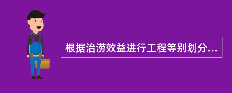 根据治涝效益进行工程等别划分，当治涝面积小于3万亩时，工程属于（）等工程。