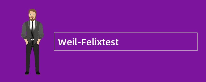 Weil-Felixtest