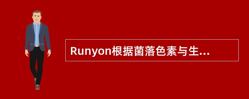 Runyon根据菌落色素与生长速度将非结核分枝杆菌分为()