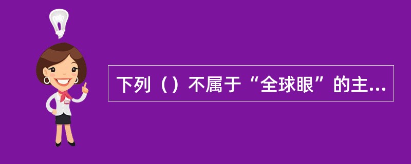 下列（）不属于“全球眼”的主要功能。