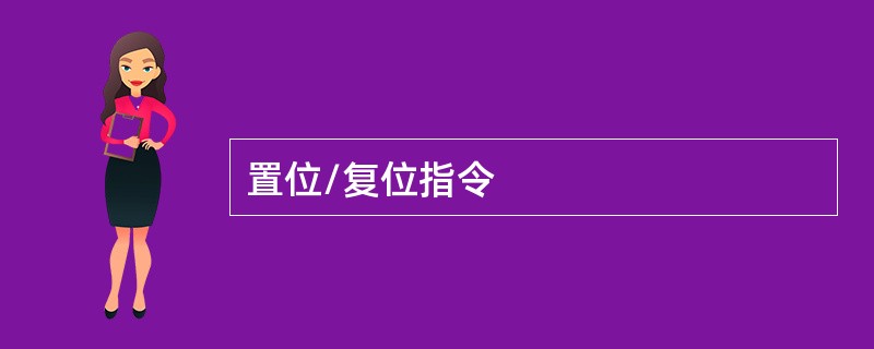 置位/复位指令