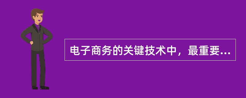 电子商务的关键技术中，最重要的技术是（）