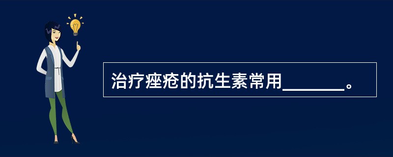 治疗痤疮的抗生素常用_______。