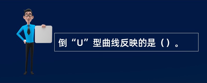 倒“U”型曲线反映的是（）。