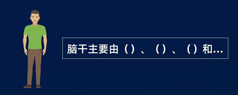 脑干主要由（）、（）、（）和网状结构所组成。