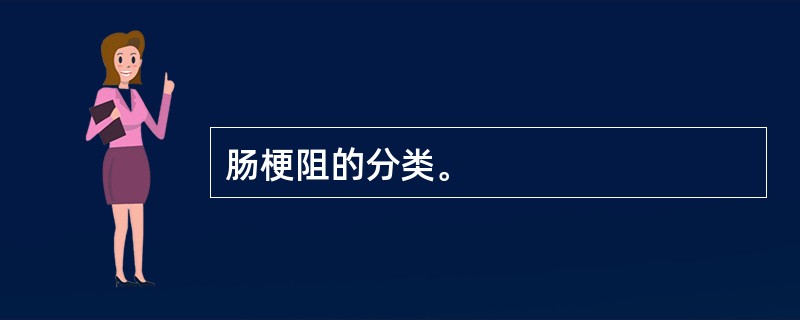 肠梗阻的分类。