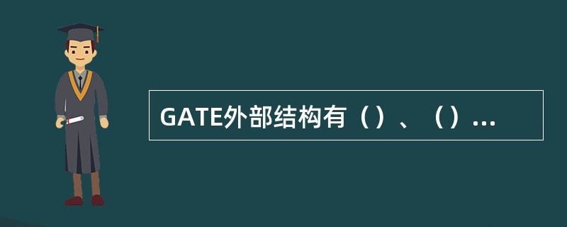 GATE外部结构有（）、（）、（）、（）、（）、（）、（）、（）等部分组成。