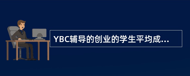 YBC辅导的创业的学生平均成功率是多少（）。