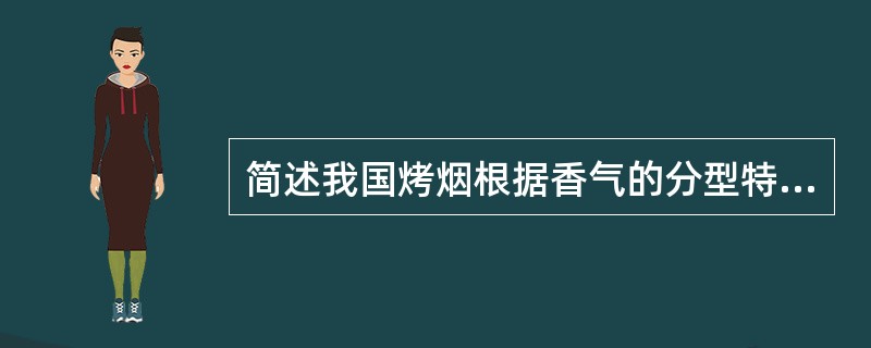 简述我国烤烟根据香气的分型特点及代表性区域。