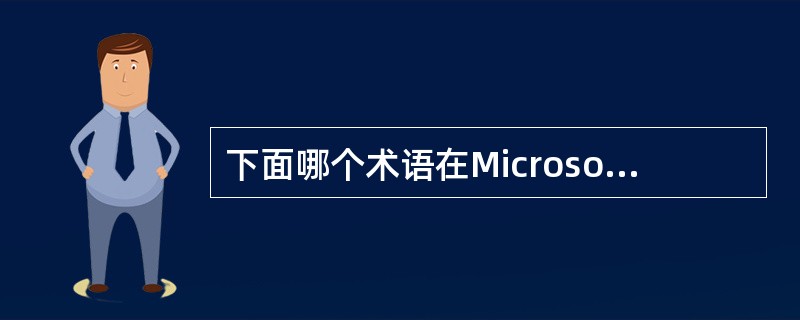 下面哪个术语在Microsoft的客户机/服务器网络中用来标识登录身份验证服务器