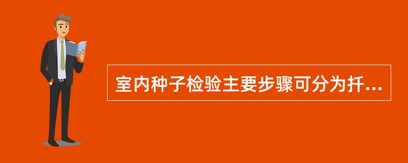 室内种子检验主要步骤可分为扦样、净度检验、发芽力测定、水分测定、千粒重测定、（）