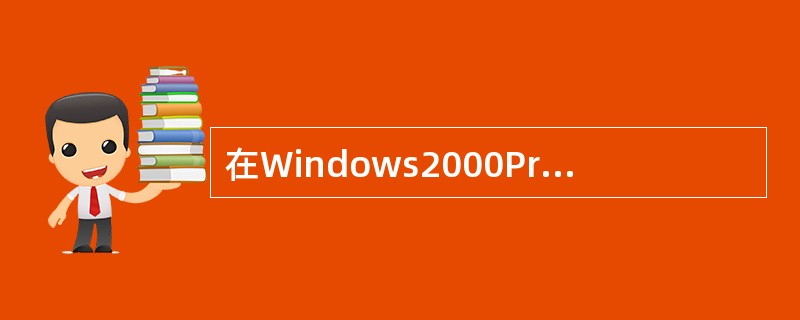 在Windows2000Professioanl的安装过程中，你被提示要输入计算