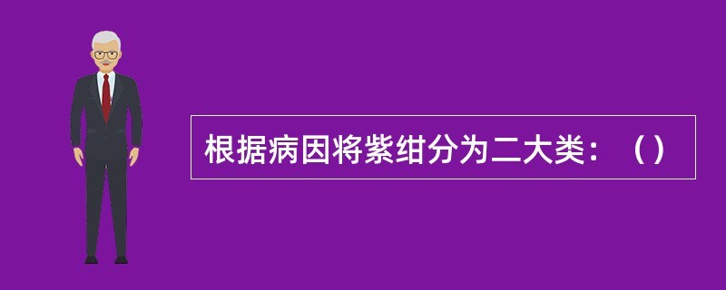 根据病因将紫绀分为二大类：（）