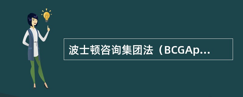 波士顿咨询集团法（BCGApproach）