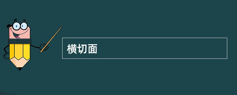 横切面