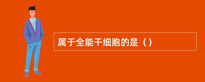 属于全能干细胞的是（）
