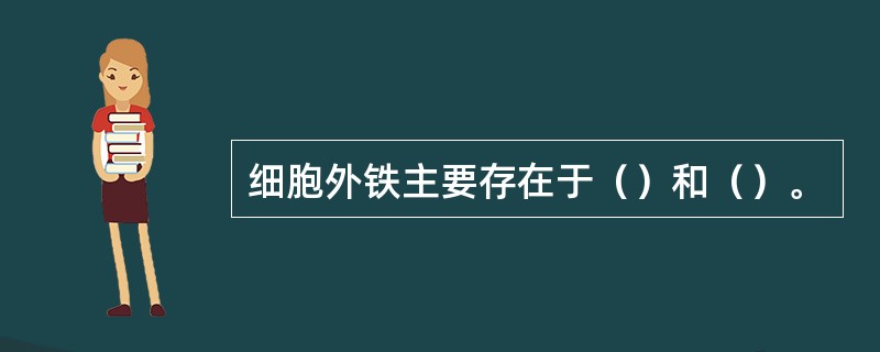 细胞外铁主要存在于（）和（）。