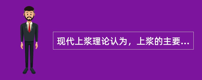 现代上浆理论认为，上浆的主要目的是增强保伸和（）。