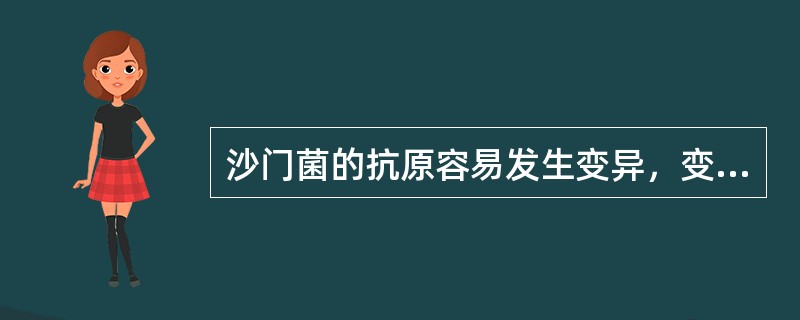 沙门菌的抗原容易发生变异，变异的种类有（）.