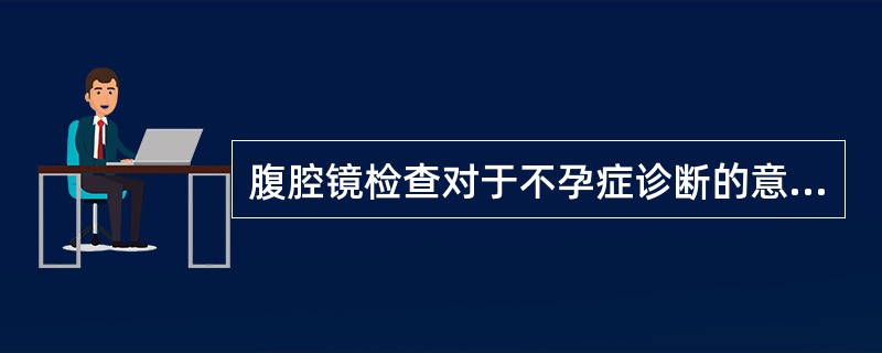 腹腔镜检查对于不孕症诊断的意义，正确的是（）