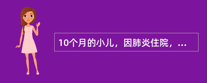 10个月的小儿，因肺炎住院，当天哭闹不停，不愿离开母亲，此时患儿主要心理压力来源