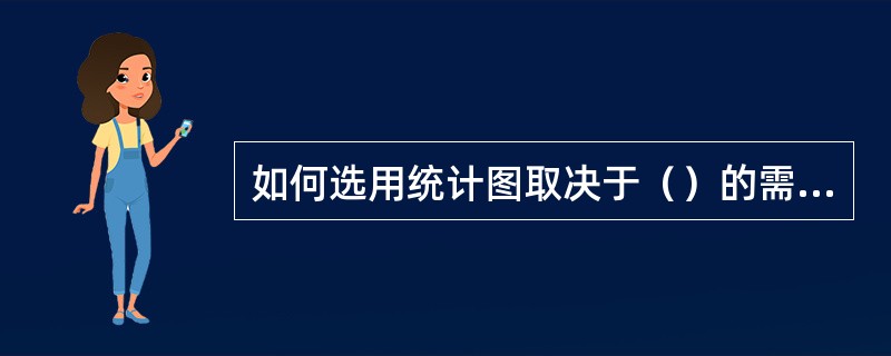 如何选用统计图取决于（）的需要。