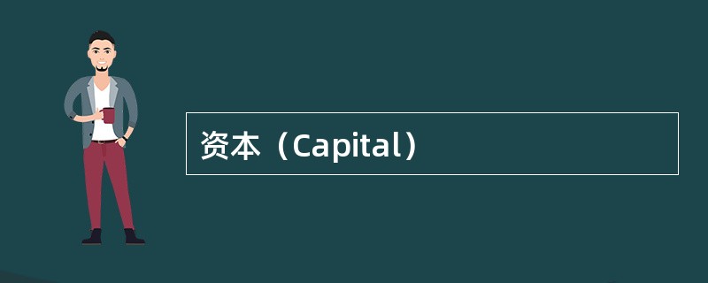 资本（Capital）