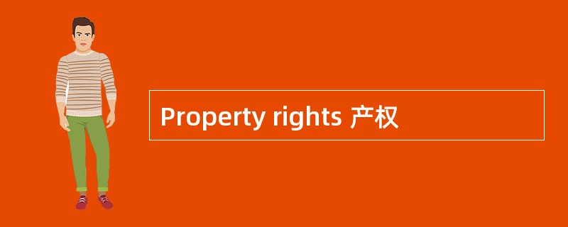 Property rights 产权