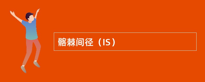 髂棘间径（IS）