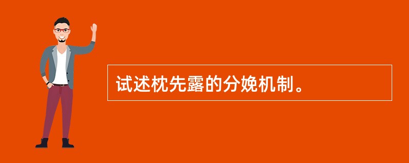 试述枕先露的分娩机制。