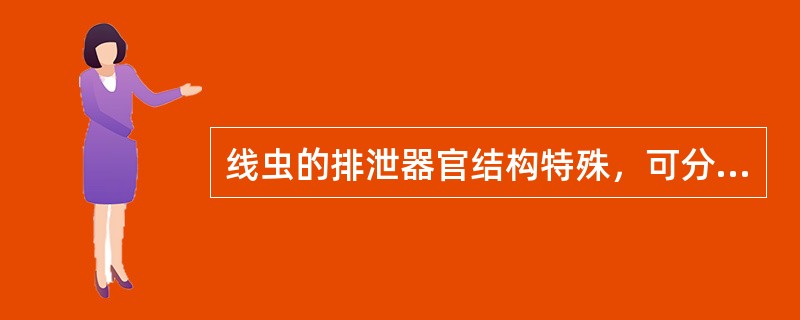 线虫的排泄器官结构特殊，可分为（）型和（）型两种，其（）型排泄器官属原始类型，由