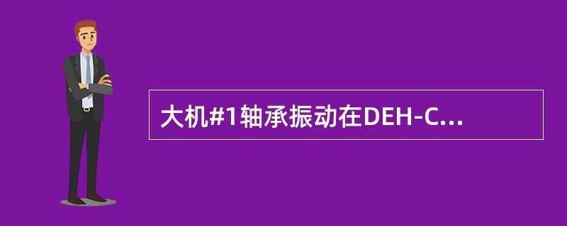 大机#1轴承振动在DEH-CRT上无显示，但在TSI振动仪表上有显示如何解决？