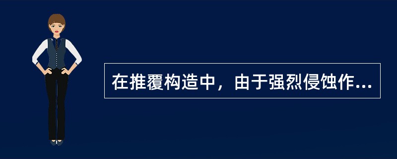 在推覆构造中，由于强烈侵蚀作用，如果较年轻岩块出露于较老岩块之中，这种构造称为_