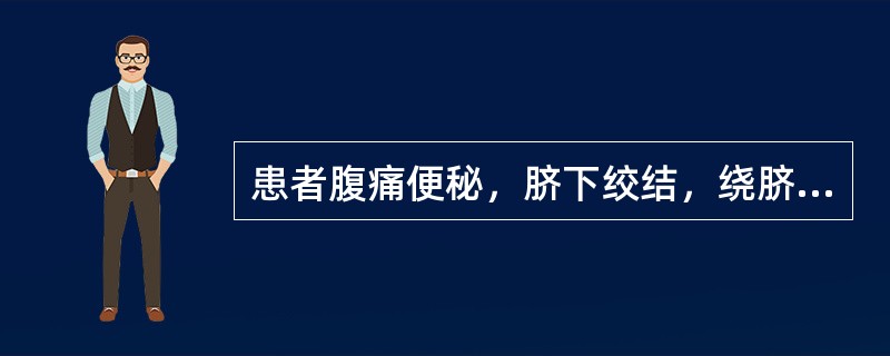 患者腹痛便秘，脐下绞结，绕脐不止，手足不温，舌苔白不渴，脉沉弦而迟。宜选下列何方