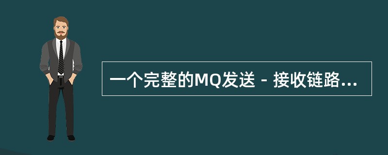 一个完整的MQ发送－接收链路中需要定义两个消息通道，一个是在发送方的发送通道，一