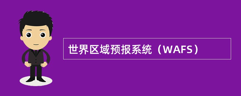 世界区域预报系统（WAFS）