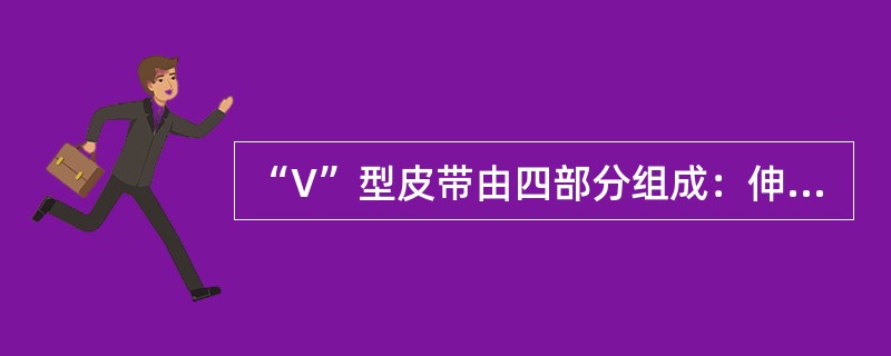 “V”型皮带由四部分组成：伸张层、强力层、压缩层、（）。