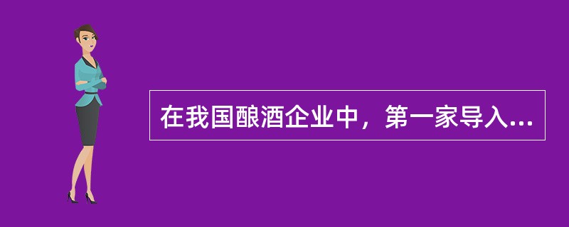 在我国酿酒企业中，第一家导入CIS战略的企业是（）。