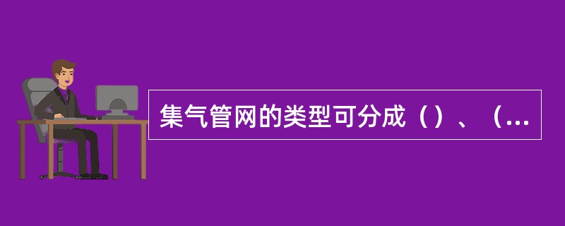 集气管网的类型可分成（）、（）、（）、（）等四种。